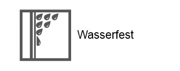 Wasserfest Die Akustikpaneele sind wasserfest