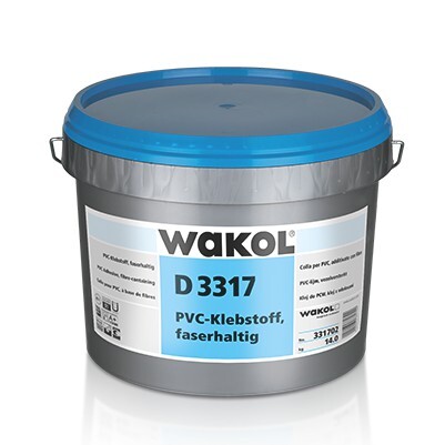 Wakol D 3317 PVC-Klebstoff, faserhaltig im Eimer